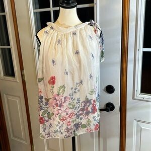 Elena Baldi Floral Silk Blouse